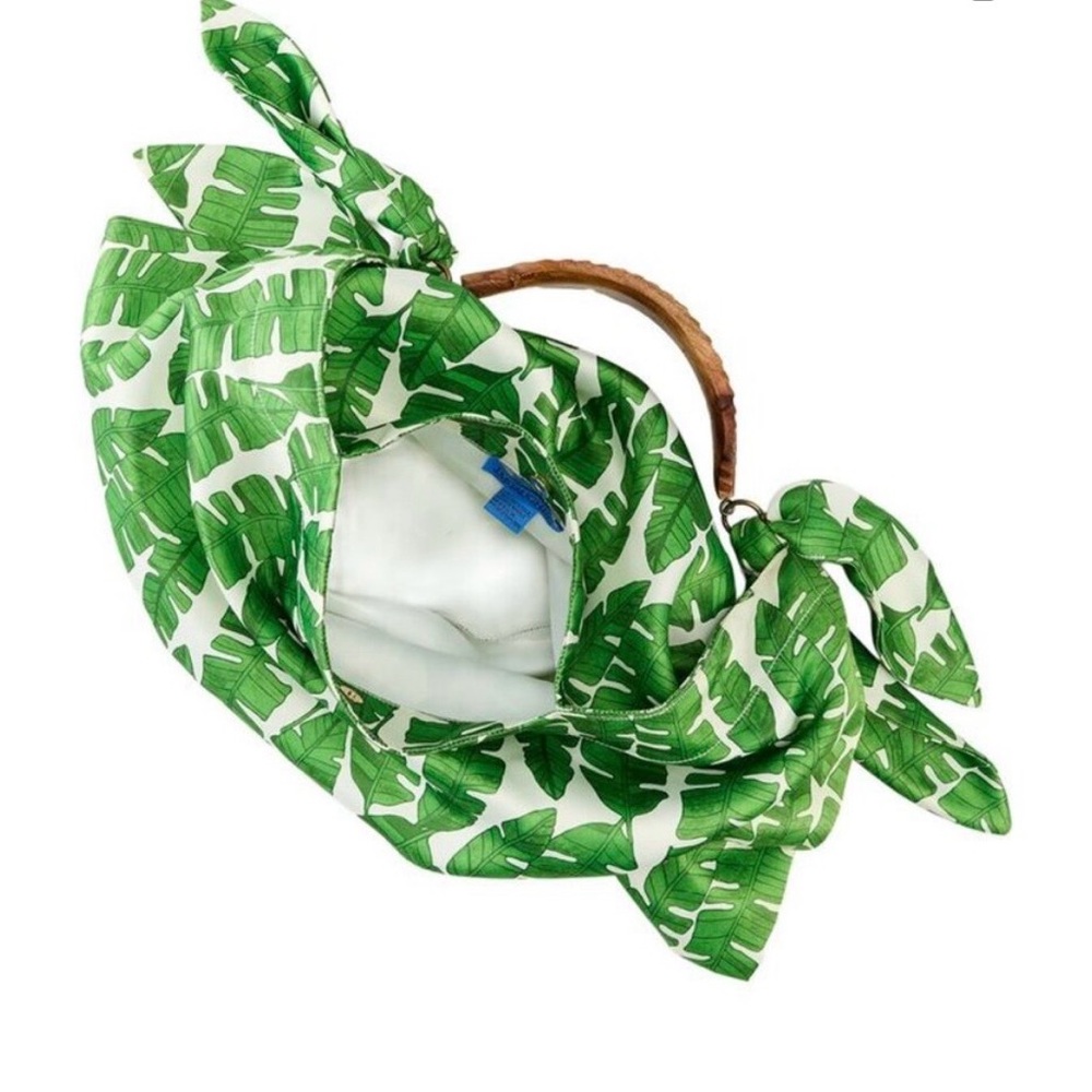 NWT J.Mclaughlin Courtney Handbag, Green And White - Picture 2 of 4